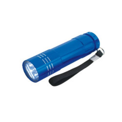 Lampe de poche 9 LEDs en ALU
